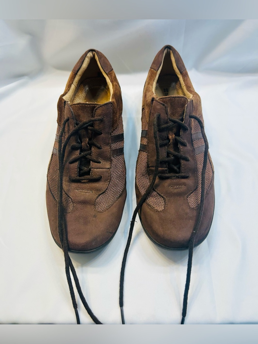 1990 Vintage Naturalizer Brown Suede Lace-Up Athletic/Casual Shoes - Picture 2 of 9
